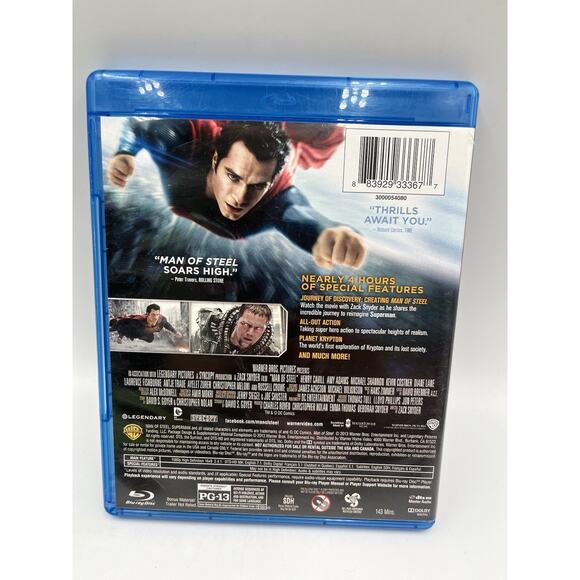 Man of Steel Bluray DVDs - Picture 2 of 6